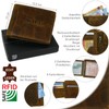 WILD THINGS ONLY !!! Men's Genuine Leather Wallet with RFID