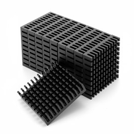 10pcs Heatsink Kit 45x45x10mm Aluminum Radiator Heat Sink, Cooler Heat Sinks for Cooling IC Chips GPU LED Power