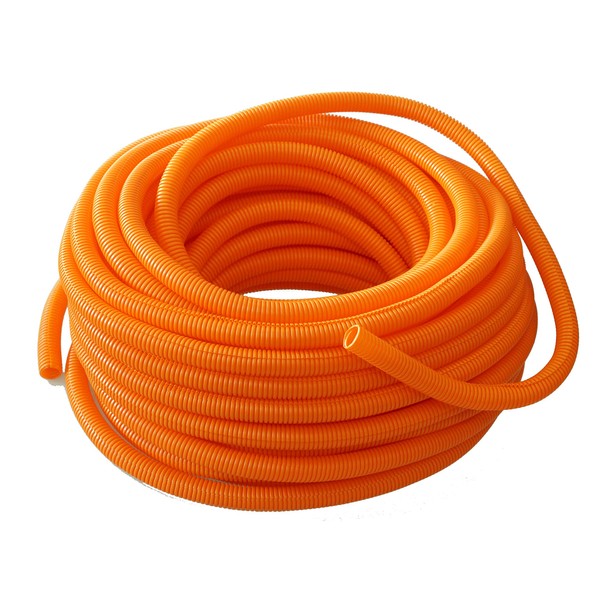 Absolute USA SLT14OR 1/4" 100' Orange Split Loom Split Wire