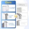 SWANCROWN Enclosed Bulletin Board Dry Erase Noticeboard Lockable Display Boards