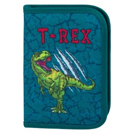 Baagl Federmäppchen für Jungen - Schüleretui, Federtasche, Federmappe für Schreibwaren - Etui, Federpenal, Schulmäppchen (T-REX)