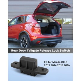Rear Door Tailgate Release Lock Switch Fit for Mazda CX-5 2013 2014 2015 2016 Car Trunk Tail Gate Release Open Button Replace KD53624B0 Rear Liftgate Door Switch