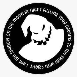 Generic Magnet Oogie Boogie Magnet Bumper Sticker Car Magnet Flexible Reuseable Magnetic Vinyl 5(LAB-CTMAGNETS-2677)