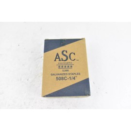 ASC 508C -  1/4" Galvanized Staples Box Of 5000 Lot Of 6