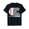 Baseball Player Grandpa And Grandson Baseball Grandpas T-Shirt