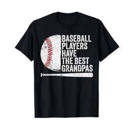 Baseball Player Grandpa And Grandson Baseball Grandpas T-Shirt