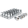 32PCS Wheel Lug Nut (Chrome) of 14x1.5 Lug Nuts Fit