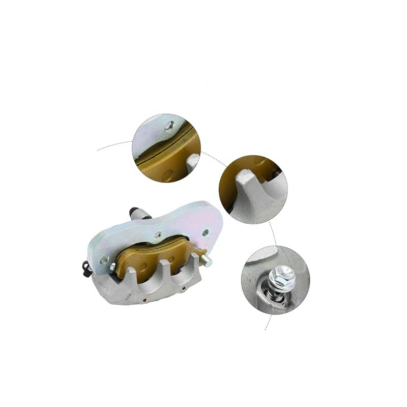 Front Brake Calipers & Sintered Pads For Can Am Maverick