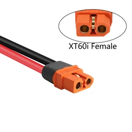 RIIEYOCA SAE to XT60I-F Connector Adapter,12AWG Cable SAE Solar Panel Connect,with Reverse Adapter for Portable Power Station & Solar Generator(1M)