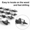 Wood Drill Bit Set, Auger Drill Bit Set 5 Pieces,