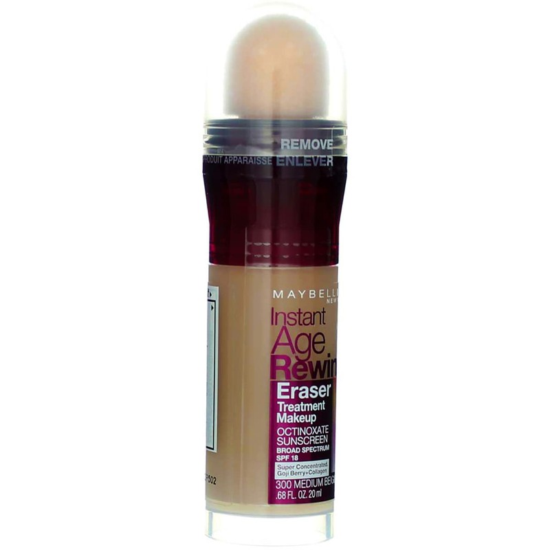 Maybelline Instant Age Rewind Eraser Treatment Makeup, Medium Beige [300]