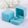 Ring Case 2 Pcs Jewelry Case Ring Earring Display Pocket