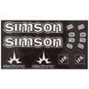 Transparent Simson S50B Sticker Set IFA Electronic | Bright |