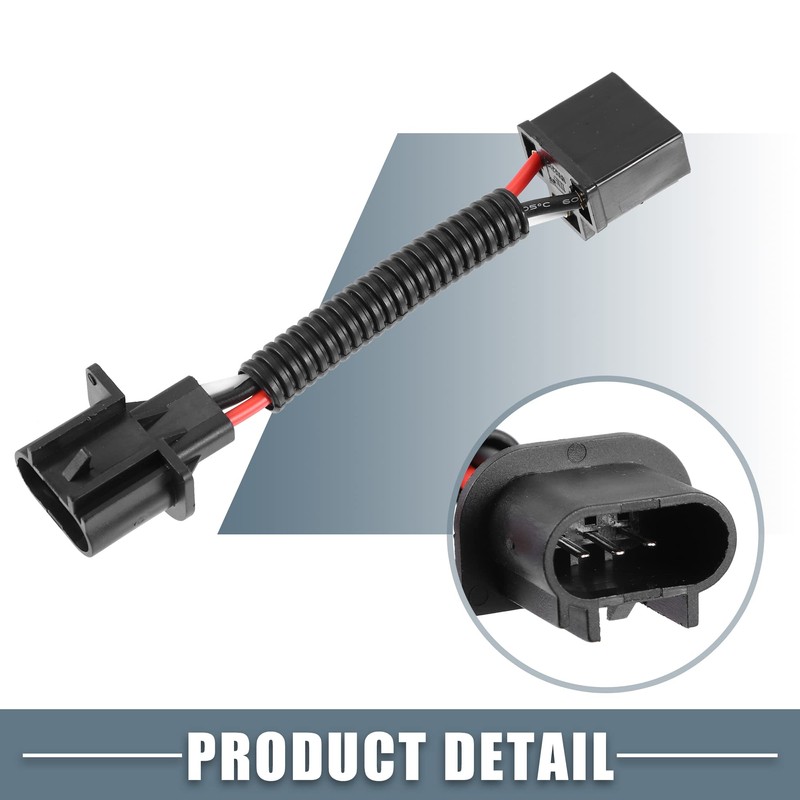 A ABSOPRO H13 9008 to H4 9003 Pigtail Wire Wiring