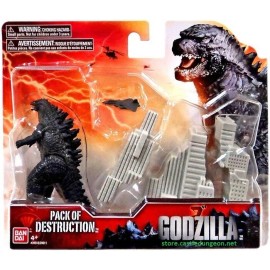 Bandai Godzilla Pack Of Destruction Bandai 3.75 inch Scale