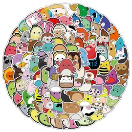 Cute Stickers Pack, 100 Pieces Kawaii Stickers, Cute Cartoon Graffiti Waterproof Vinyl Stickers for Laptop, Luggage, Skateboard, Teens