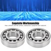 2Pcs Self Aligning Ball Bearing 2 Row Radial Rustproof Low
