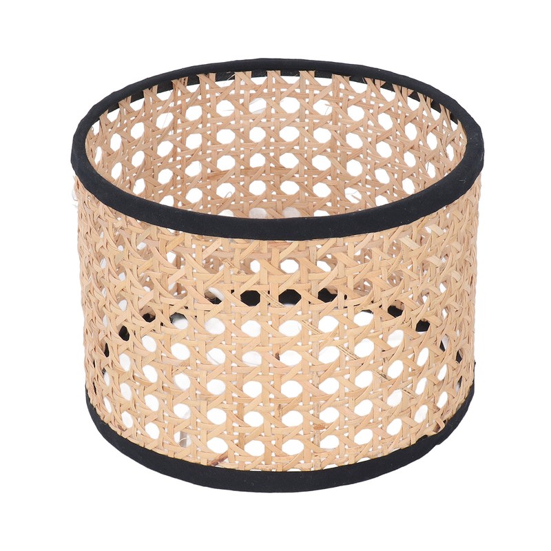 Rattan Lamp Shade Universal Rattan Woven Lampshade Lamp Cover for