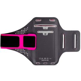 CHROME CRANE RB006 Sports Armband, Storage, Keys, Card, Earphone Jack, Smartphone, Mobile, Running, 05.Blue)