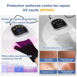 Nagel-UV-Schutzhandschuhe, Professionelle Maniküre-Handschuhe, UPF200+ UV-Schutz, Fingerlose Handschuhe Für Ausflüge | Nagellack Schützt Professionelle Nägel (Schwarz)