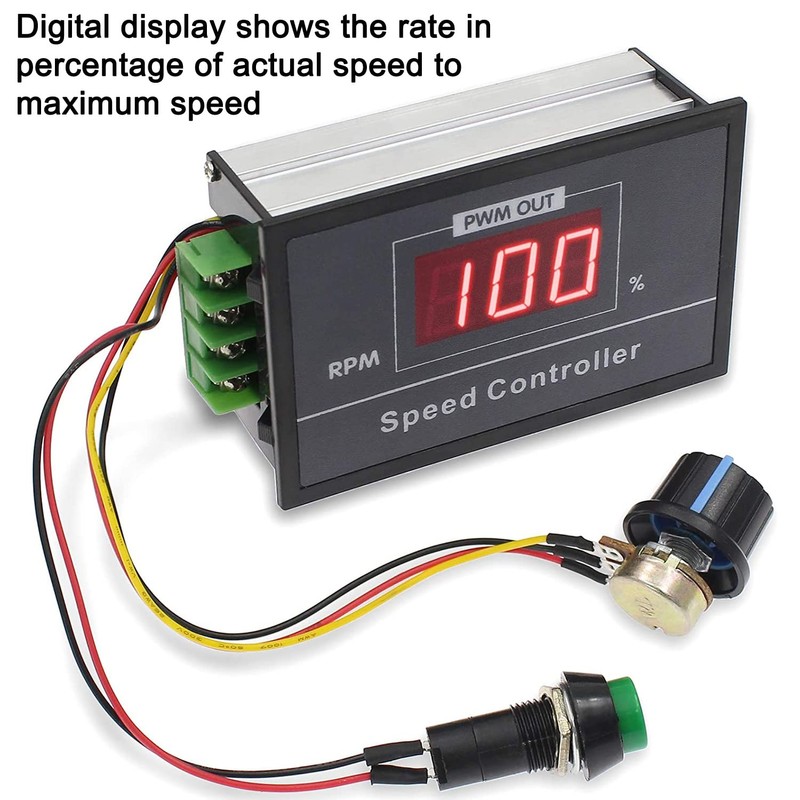 Greluma 1PC DC 6-60V 12V 24V 36V 48V 30A Adjustable