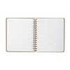 Fringe Studio "STANDARD COGNAC" NON-DATED WEEKLY PLANNER, 7" X 8.375",