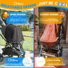 Orzbow 2-in-1 Baby Mosquito Net with UPF50+ Sunshade for Stroller,