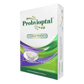 Probvioptal Probióticos Y Prebióticos 30 Cápsulas Sabor Sin Sabor