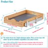OCG Pull Out Drawers For Cabinets, Slide out Wood Drawer