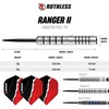 RUTHLESS Ranger II Professional Tungsten Steeltip Darts Set in 21g