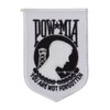 Pow Mia Embroidered Military Patch - Pow White OSFM