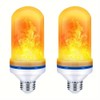 SZXJY Upgraded LED Flame Light Bulbs, 4-Mode Flickering Light Bulbs