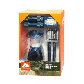 Ozark-Trail Outdoor 6-Piece Set LED Camping Hiking Hunting Light Combo Pack NEW