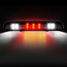 AQEEI LED 3RD Brake Light Rear Cargo Lamp for Ford for F150 for F250 for F350 94-96, LED Third Brake High Mount Stop Center Light(Black Housing Clear Lens)