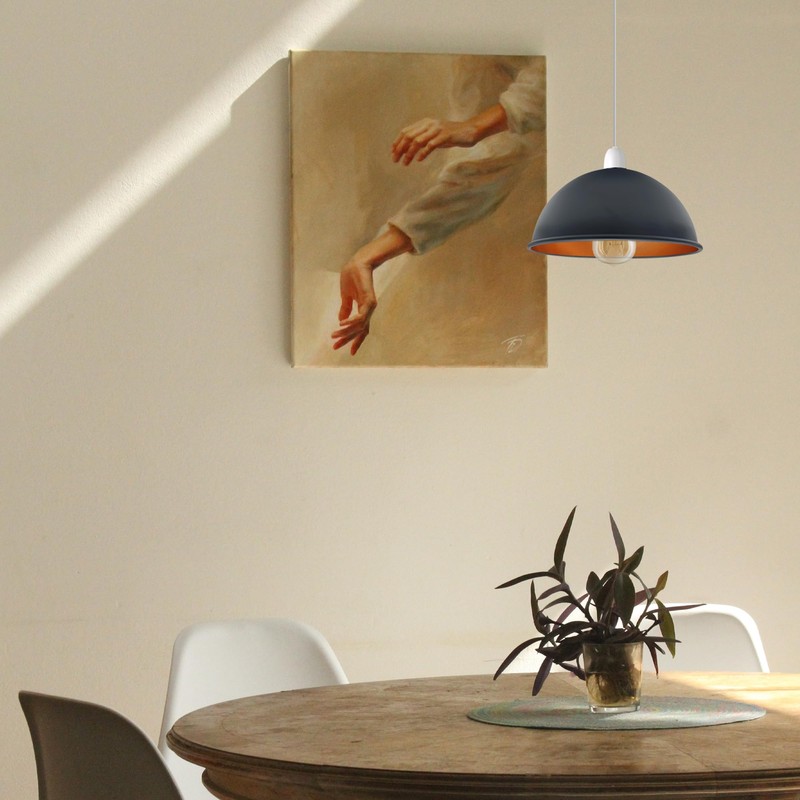 LEDSone Industrial Ceiling Pendant Light Shades, Retro Vintage Style Dome