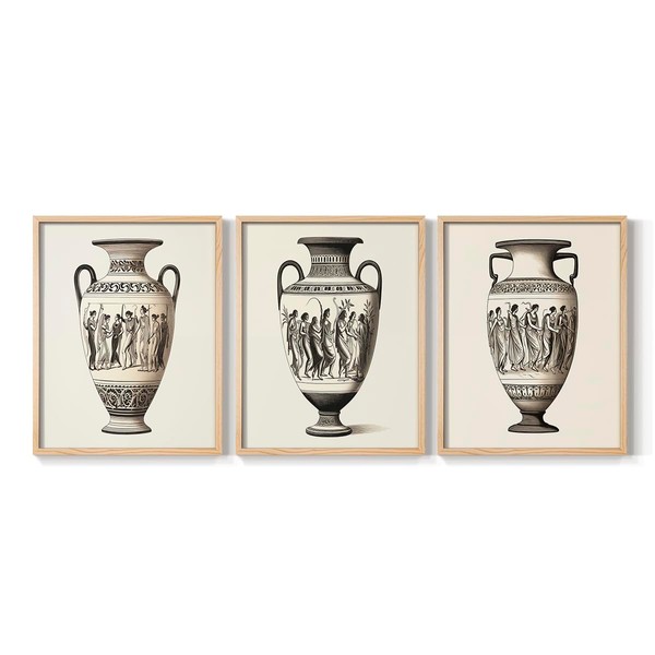 Renditions Gallery Set of 3 Peel & Stick Framed Prints,