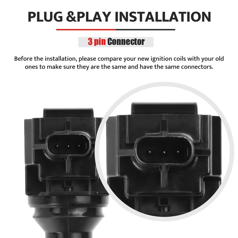 Ignition Coil Packs and Spark Plugs fit for H4 2.0