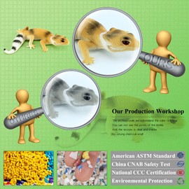 cifras de juguetes de camaleón, cifras de lagarto realistas, 3 piezas, cifras de animales de bosque tropical, modelo de proyecto escolar para niños pequeños, regalo de cumpleaños para tartas