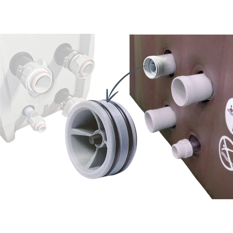 Clip On Non-Return Valve for The A Connection, Compatible with