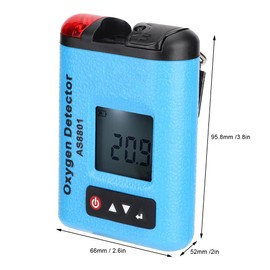 Raguso Oxygen Monitor Detector 21x12x6 Smart Sensor as8801 Portable Oxygen Detector Gas Detector for Industry