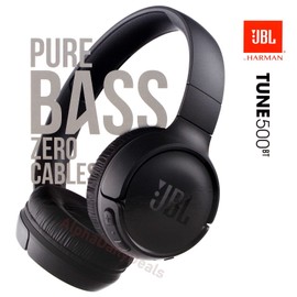 JBL NEW JBL Tune 500BT Wireless Bluetooth On-Ear Headphones with Microphone Black