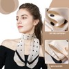 UEIOAVL Scarves for Women 1 Scarf with Polka Dot Collar