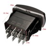 ESUPPORT Car 12V 20A Momentary Button Rocker Toggle Switch Blue