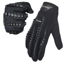 1Storm Adult Motocross Gloves Motorcycle BMX MX ATV Dirt Bike Bicycle Skeleton Cycling Gloves Black