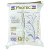 Protec Pads Faciales con Glicerina, Cuadrados, 100% Algodón, 100 Piezas,
