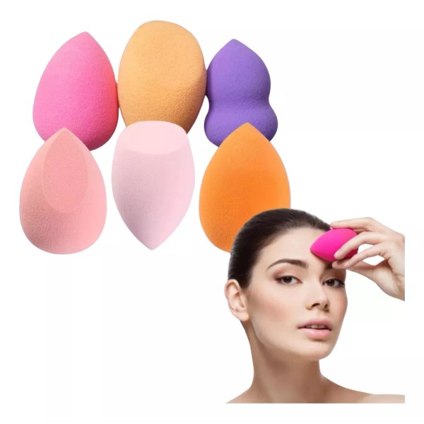 Veraly Esponjas Maquillaje Base Aplicador Maquillaje 1pz Azar Full