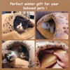 Cat Winter Sleeping Bag - Self Warming Bed Cave, Semi-Enclosed