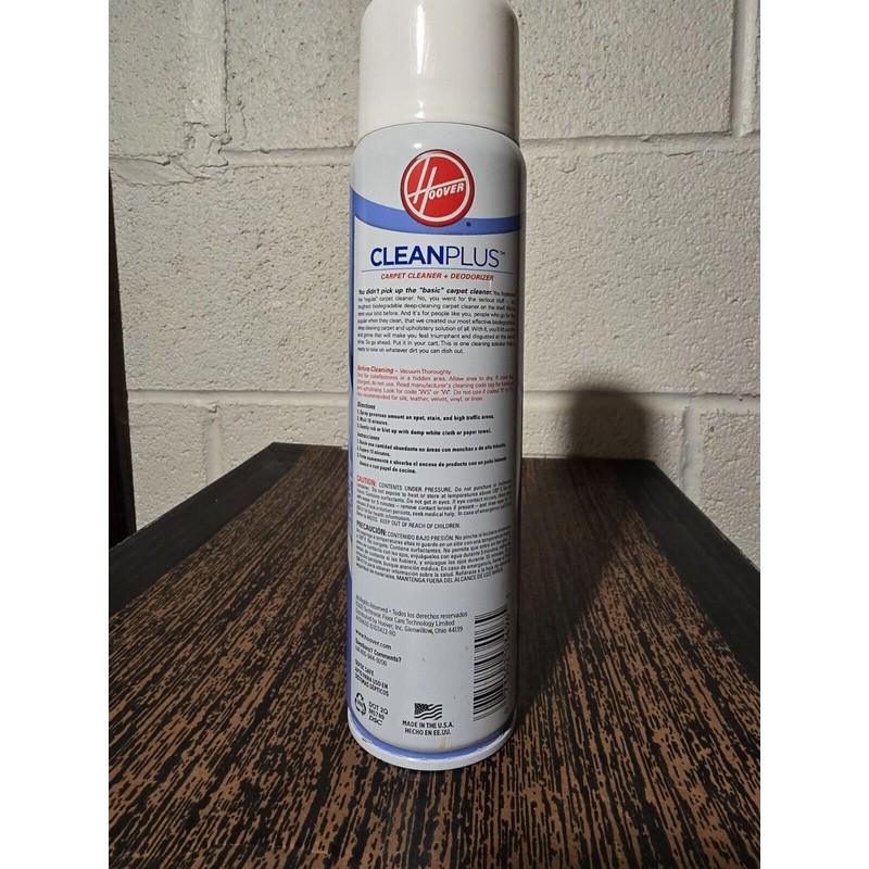 Hoover Clean Plus Heavy Duty Spot Foam Carpet Cleaner &
