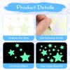 BOHUIZ 469 Pcs Glow in The Dark Stars for Ceiling,