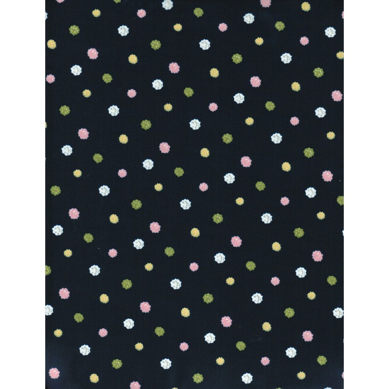 和柄ショッピングエコバッグ こんぺいとう